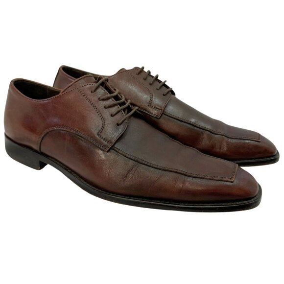 TO BOOT NEW YORK Men's Lace Up Derby Shoe in Cognac - 10 - Picture 12 of 16